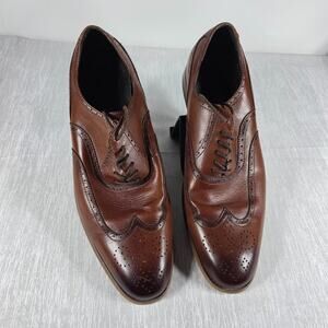 Stacy Adams Mens Dickinson Brown Oxford Dress Shoe Size 12M